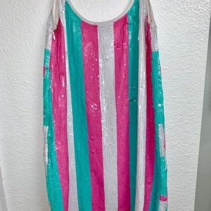 Patricia field sequin mini dress. NWT